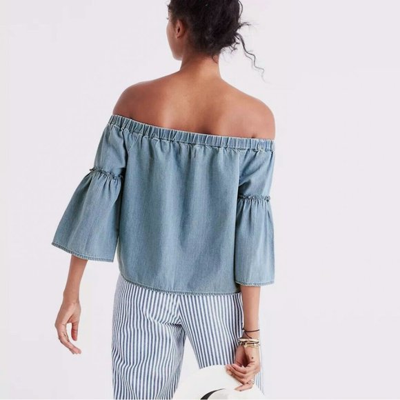 Madewell Women's Azalea Off The Shoulder Top - Picture 2 of 4